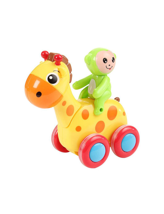 Giraffe on wheels
